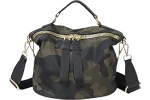 PAKFIEKS Women Nylon Handbag Anti-theft Casual Lightweight Travel Shopping Shoulder Bag Crossbody Bag