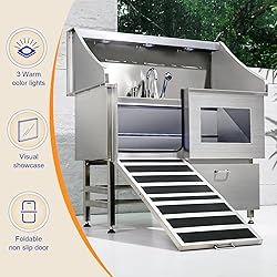POLIMO Dog Washing Station, LED Professional