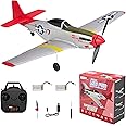 SPEEDY BEE RC Plane for Adults: P51 Mustang 4 Channel Remote Control Airplane with 3 Modes One-Key U-Turns Aerobatic RTF Kit for Beginners Kids Boy Gift Hobby