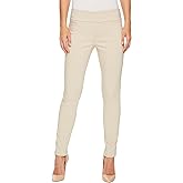 Elliott Lauren Womens Control Stretch, Pull on Ankle Pant with Back Slit Detail