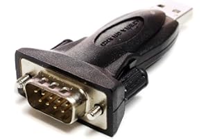 Tera Grand - Premium USB 2.0 to RS232 Serial DB9 Adapter - Supports Windows 11,10, 8, 7, Vista, XP, 2000, 98, Linux and Mac -