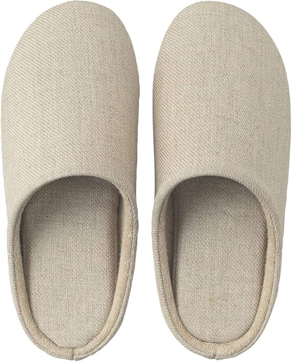 MUJI Slipper, Linen, Ecru, Small Amazon.co.uk Kitchen & Home