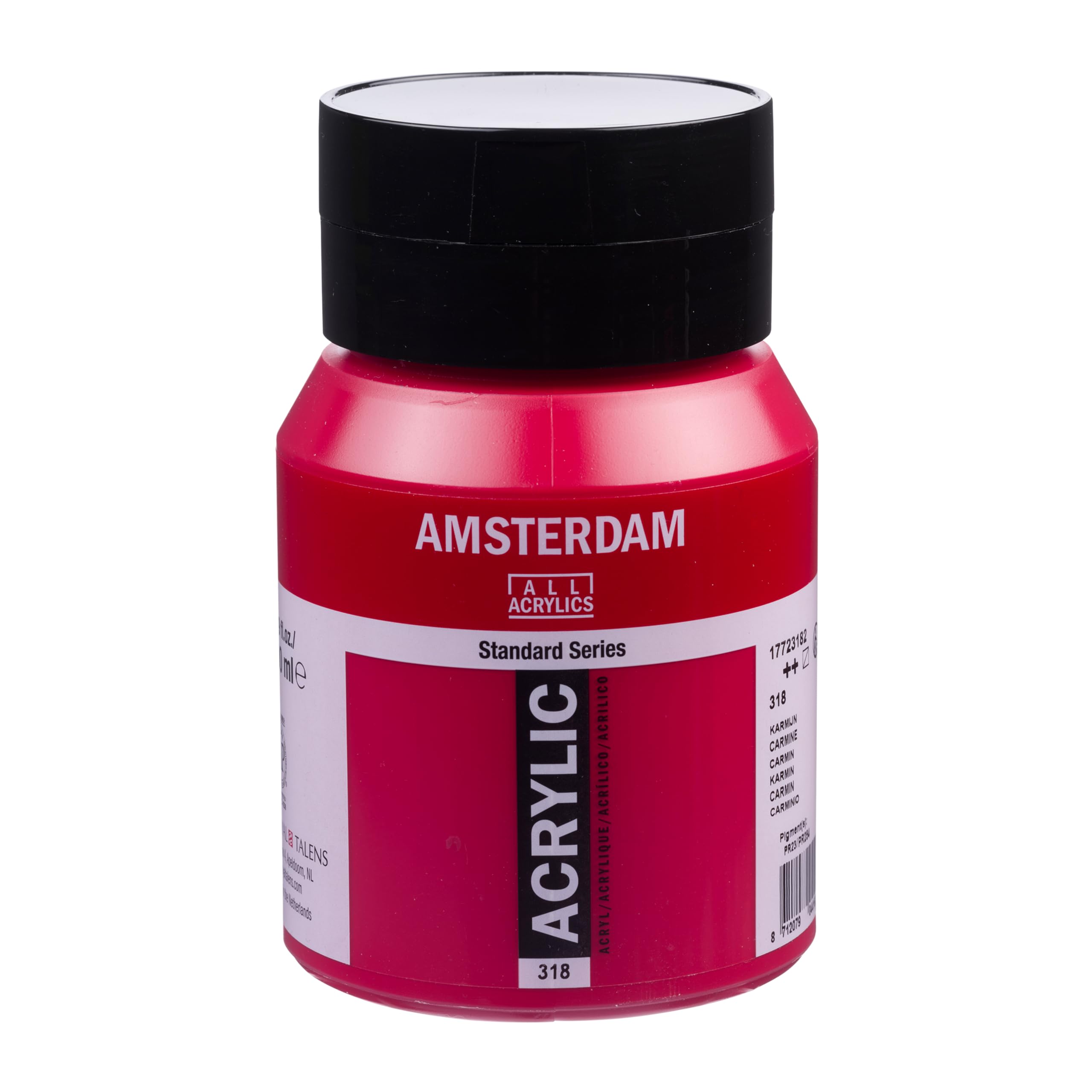 Amsterdam Standard Series Acrylic Jar 500 ml Carmine 318 (17723182)
