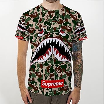 supreme shark shirt