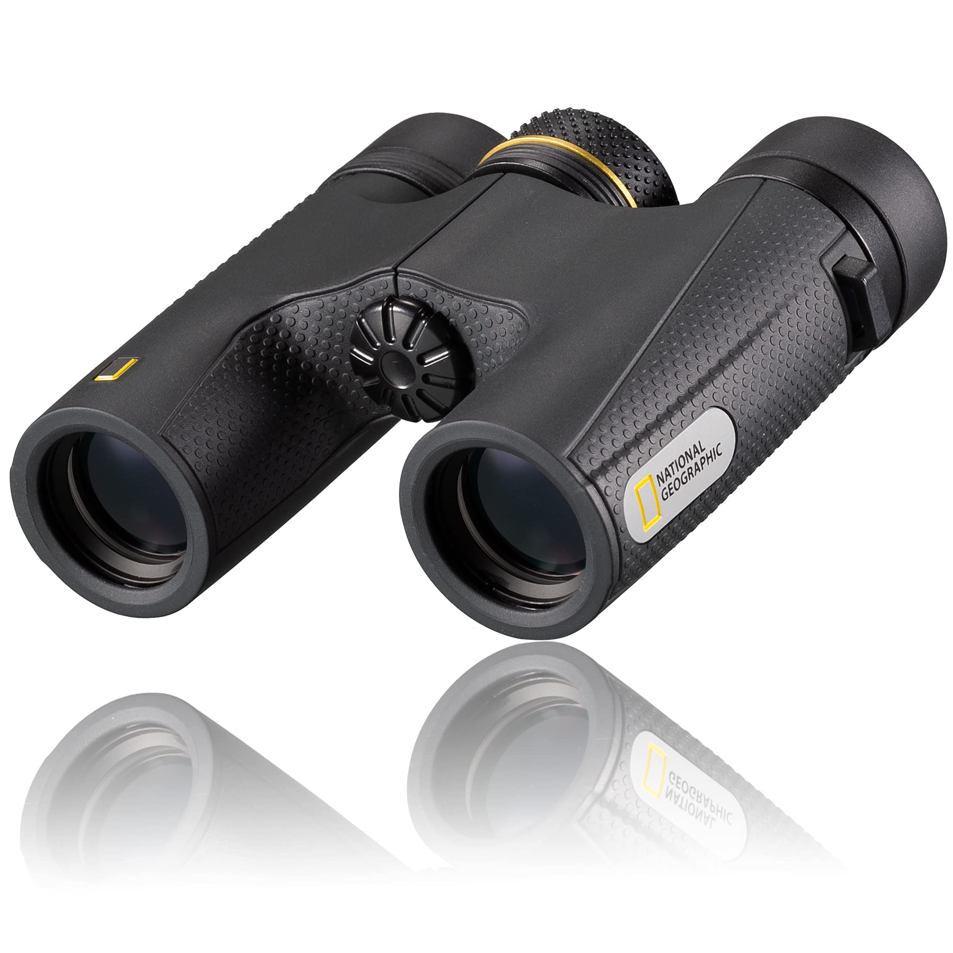 National Geographic 10 x 25 pocket binoculars BAK-4 prisms including case and carrying strap