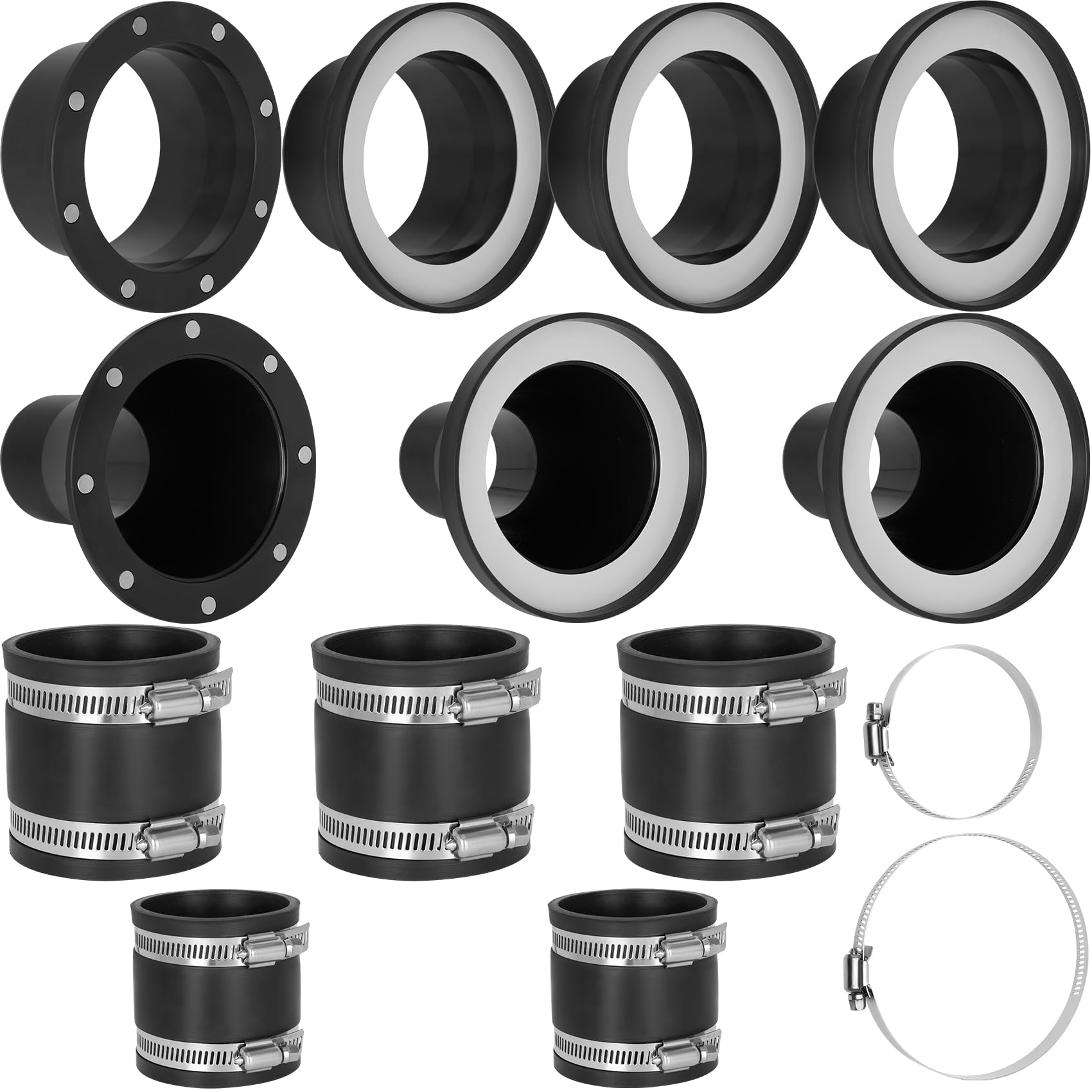 Photo 1 of Magnetic Dust Collection Fittings, Magnetic Dust Collection System Super Pack for 4" & 2.5" Woodwork Shop Vacuums Dust Hose, Efficiently Transfer Hoses Between Machines