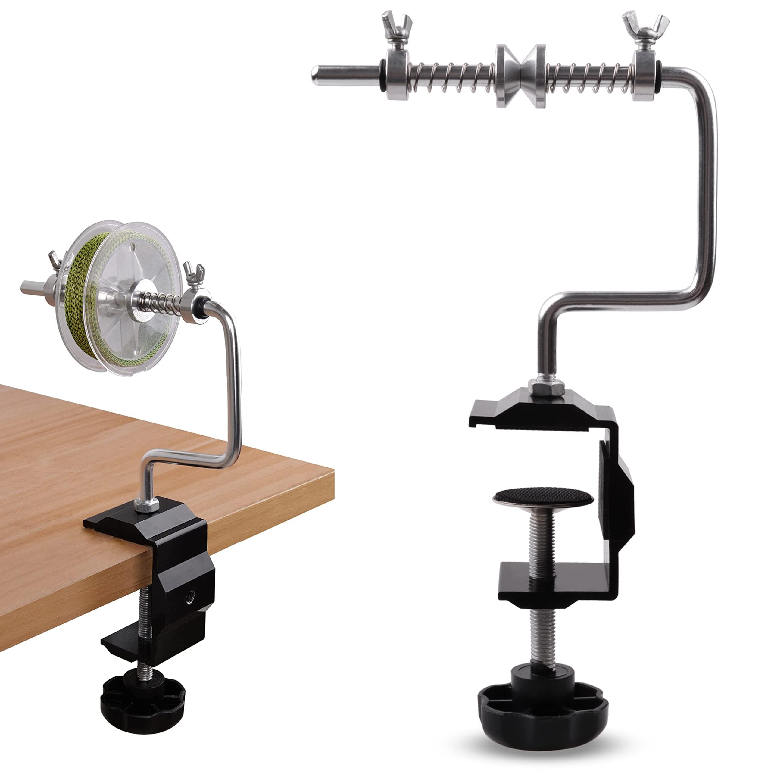 Fishing Line Spooler Line Winder with Adjustable Clamp Stable Fishing Reel Spool Machine Protable Spinning Reel Spooling Station Spin Fishing Accessories