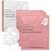Liftouch Korean Overnight Collagen Face Mask (4 PACKS) - Hydrating Deep Collagen Mask for Women - Anti-Aging Bio-Collagen Real Deep Mask - Glass Skin Facial Treatment
