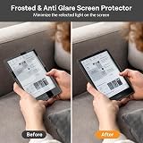 CoBak 3 Pack Anti-Glare Matte Screen Protector for 7" Kindle Paperwhite 2024 view 4