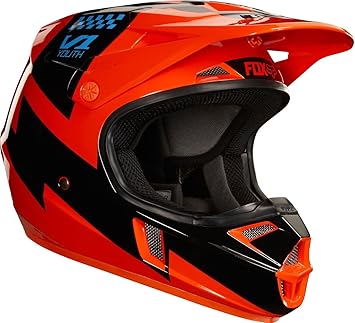 Fox Helmet Junior V-1 Mastar, Orange, Größe YM