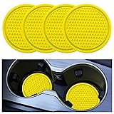 SINGARO Car Cup Coaster, 4PCS Universal Non-Slip