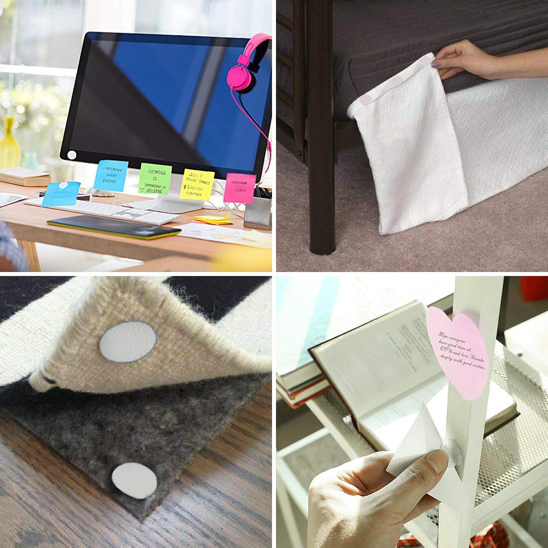 Quiklet 1400 Pieces Adhesive (700 Pair Sets) 3/4\