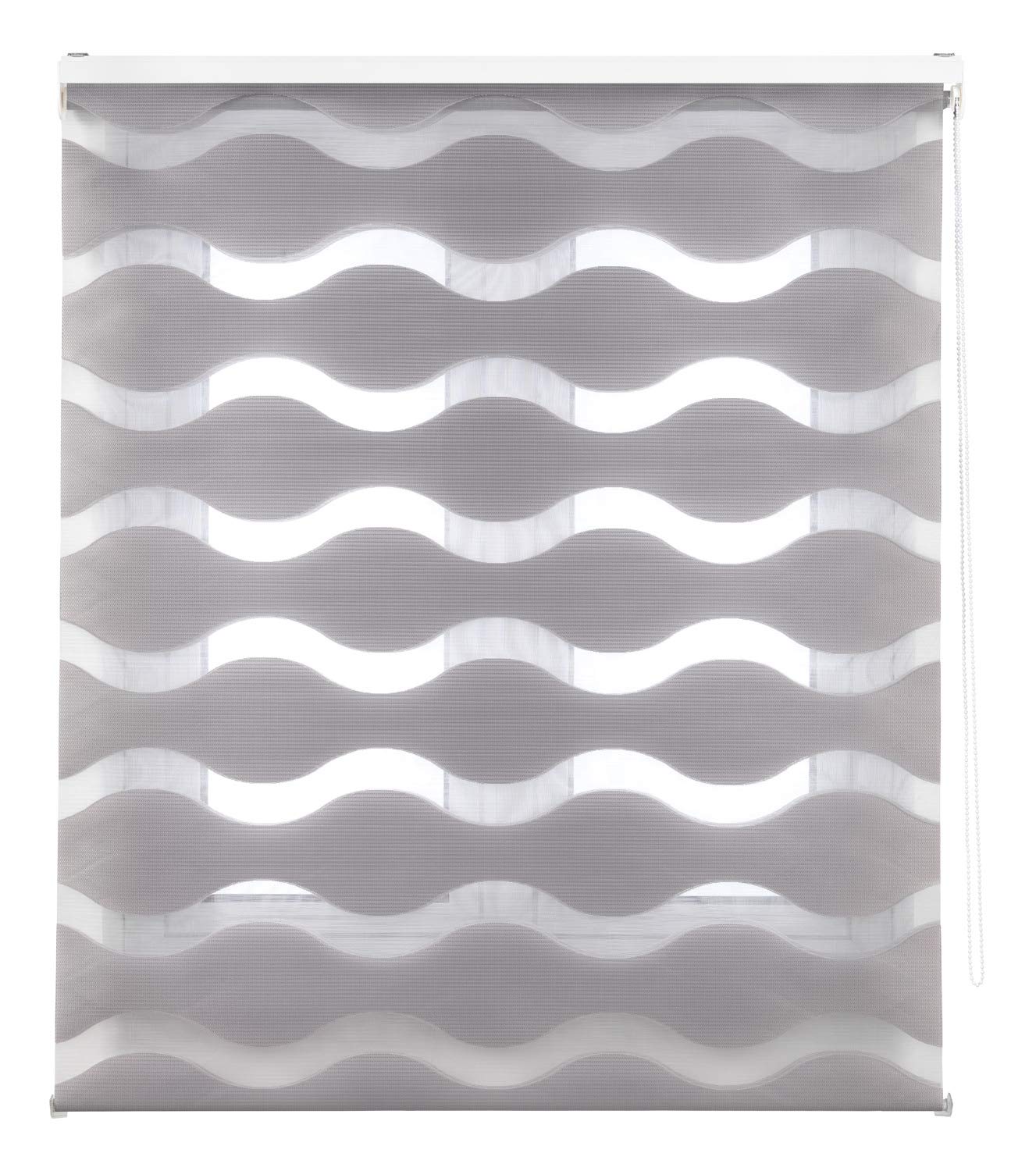 Blindecor Mediteranian Roller Blind, Dark Brown, 120 x 180 cm