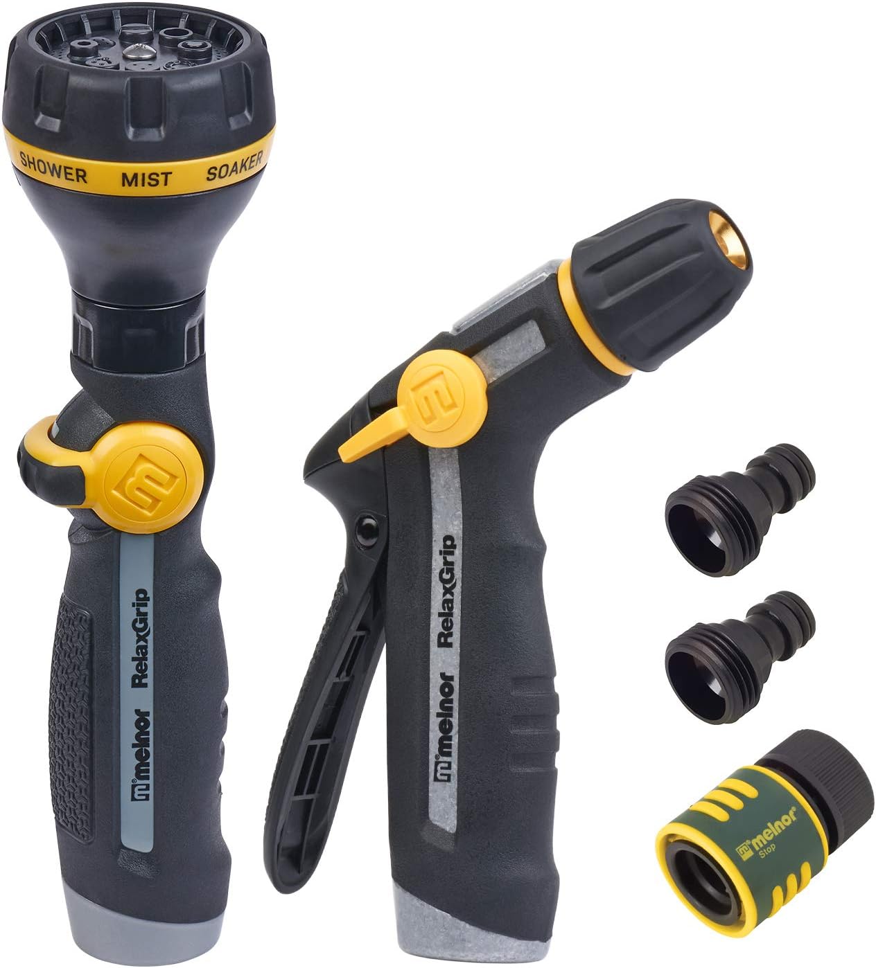 Melnor 65096AMZ RelaxGrip Nozzles with QuickConnect End