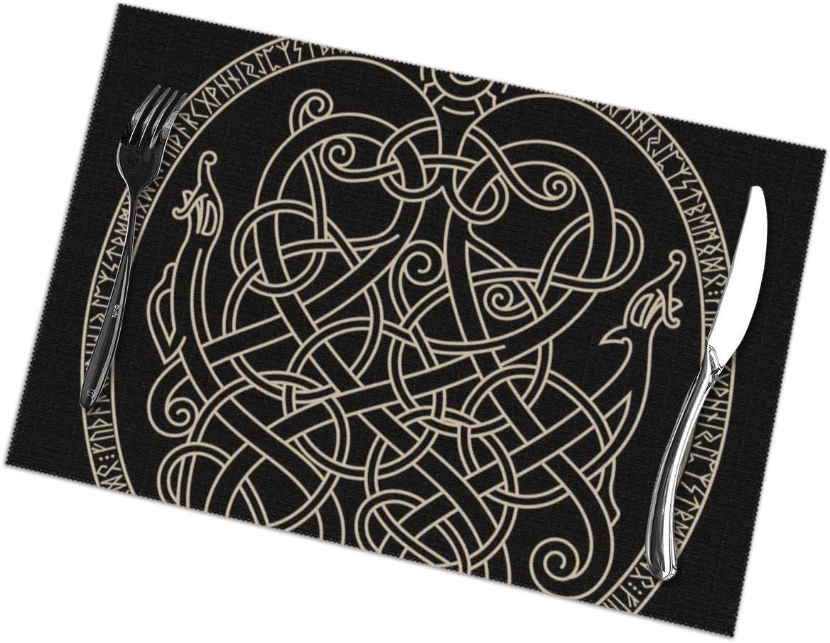 Best Dragon Placemats For Dining Table Set Of 6