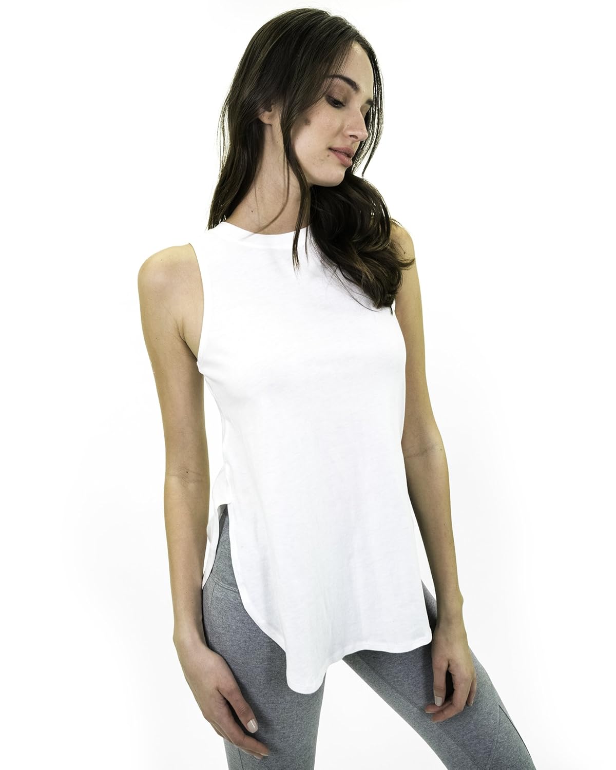 satva women sports tank top (premium cotton)