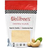 Wellbee's Cashew Flour - Gluten Free Nut Flour - SCD Approved (1 LB.) | Finely Ground Powder For Baking - Non GMO - No Additives