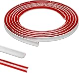 Zayejod PVC Quadrant Trim 2.5M Flexible Laminate Beading Self Adhesive 12x6mm