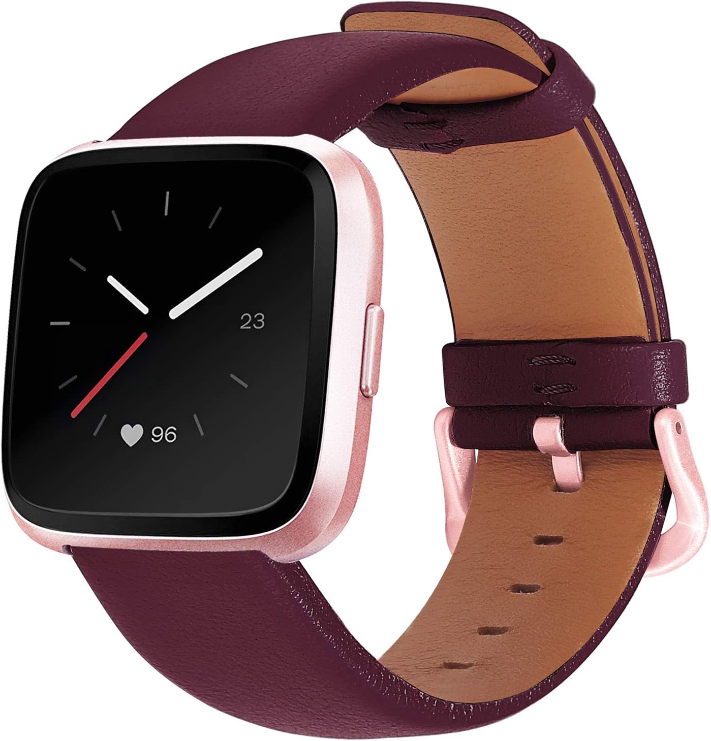 fitbit versa burgundy band