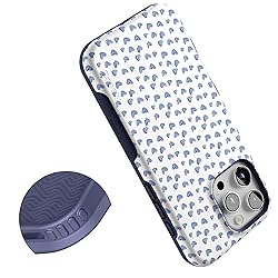 Casely iPhone 16 Pro Max Case Blue Hearts