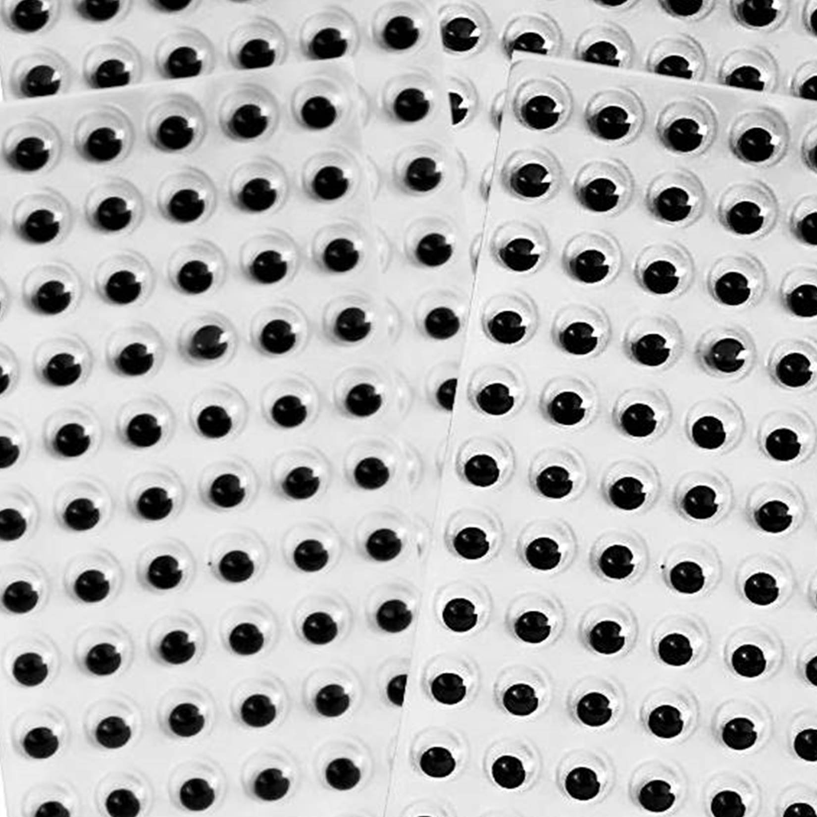 Creation Station 10 mm Peel and Stick Wiggle Eyes Sheets of 4 sheets x 96 = 384, Black