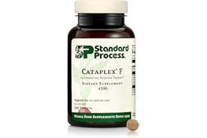 STANDARD PROCESS INC. Standard Process Cataplex F - Contains Vitamin B6 & Iodine for Thyroid Support - Supports Structural Composition of Skin & Hair - Non-Dairy & Non-Soy - 90 Tablets (90 Servings)
