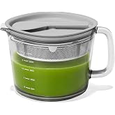 Nama Large Pitcher Set - 100oz Capacity - Strainer, Pulp Catcher Included | Airtight Lid for Freshness - Lightweight and easy to pour - Ideal for batch Cold Press Juicing