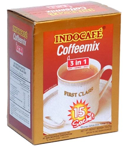 Amazon.com : Indocafe Coffeemix 3 in 1 First Class, 15 Sachets Per
