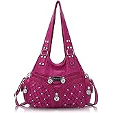 Angel Barcelo Purses for Women Large Shoulder Bag Soft Hobo Bags for Women