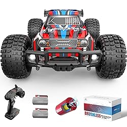DEERC 1:10 Large Brushless RC Car for Adults, 3S