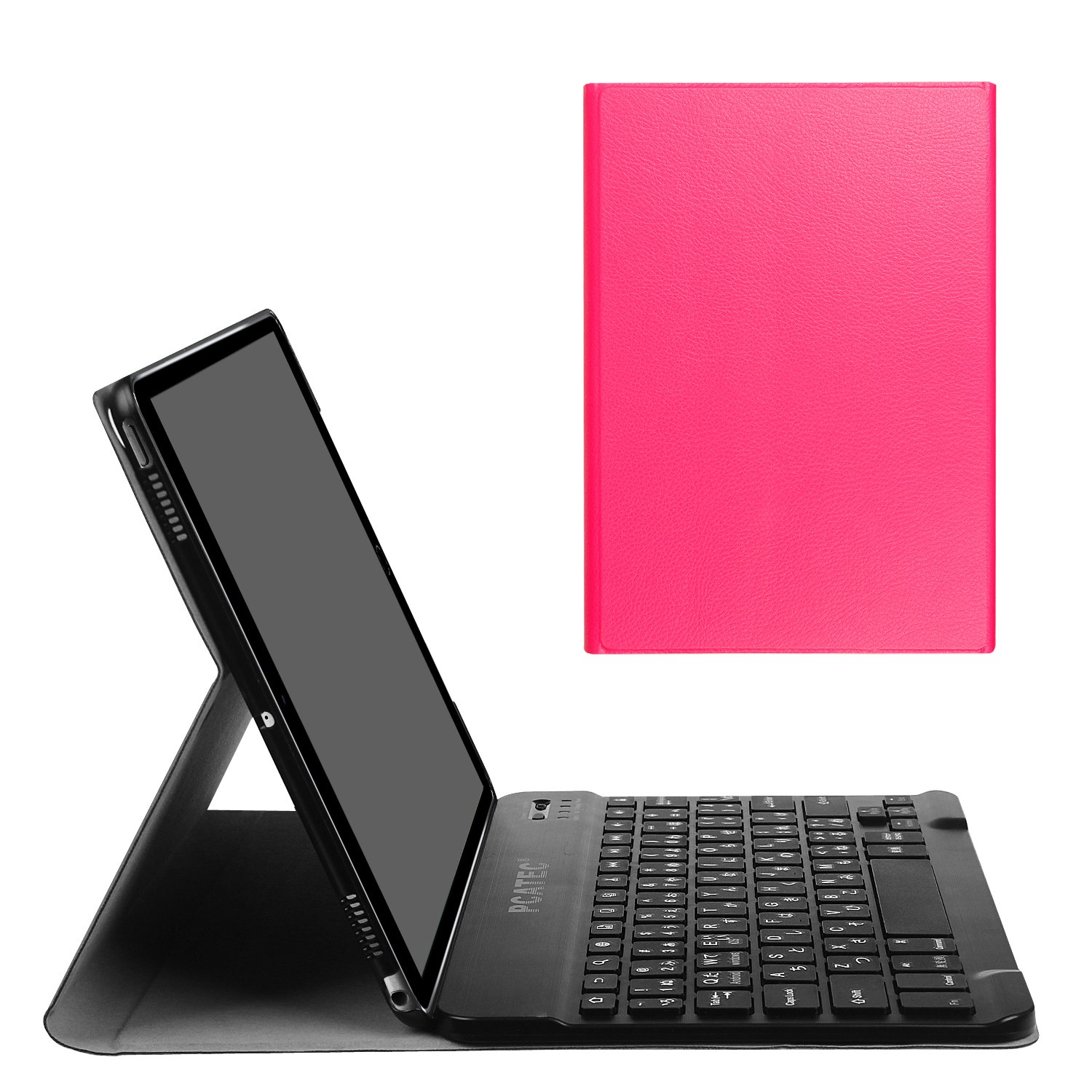 iPad Pro10.5 Keyboard Case, Ultra-Slim Removable Wireless Bluetooth Keyboard Keyboard PU Folding Leather Folio Keyboard Cover For Apple iPad Pro10.5 / A1701, A1709 (For iPad Pro10.5, Rose)