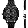 Diesel Men's Griffed Stainless Steel Chronograph Quartz Watch