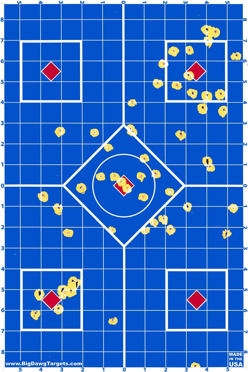 12 X 18 Inch Reactive Splatter Sight-in Target - 25 Pack : Sports & Outdoors