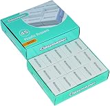 Show-me Classmaster PES45 Pencil Erasers Small PVC-Free White Pack of 45 view 3