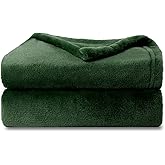 NANPIPER Baby Blankets, Super Soft Fleece Fuzzy Blanket for Toddler, Luxury Cozy Lightweight Microfiber Plush Blanket-Throw Size 30"x40",Olive Green Small