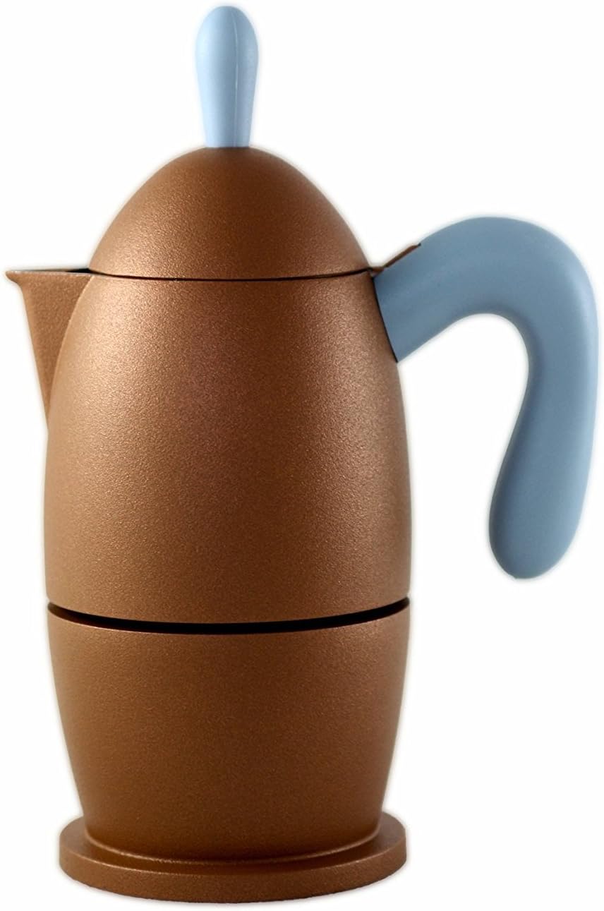 Guzzini Zaza Coffee Maker 6 Cup Bronze, Acrylic, 0.1 x 0.1 x 0.1 cm