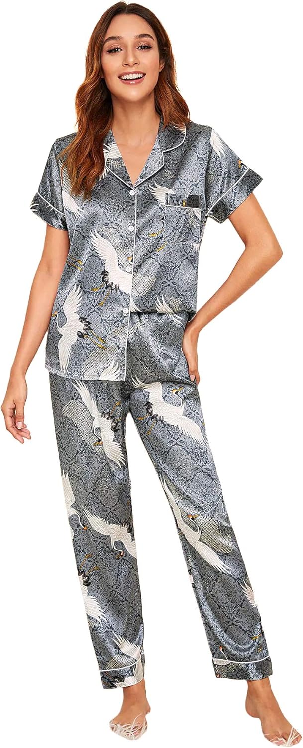 button up pajama sets