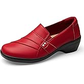 KORDAL Women's Comfortable & Lightweight Leather Loafers Slip-Ons Stylish Business Casual Dress Shoes Work Office Everyday Walking Shoes for Women
