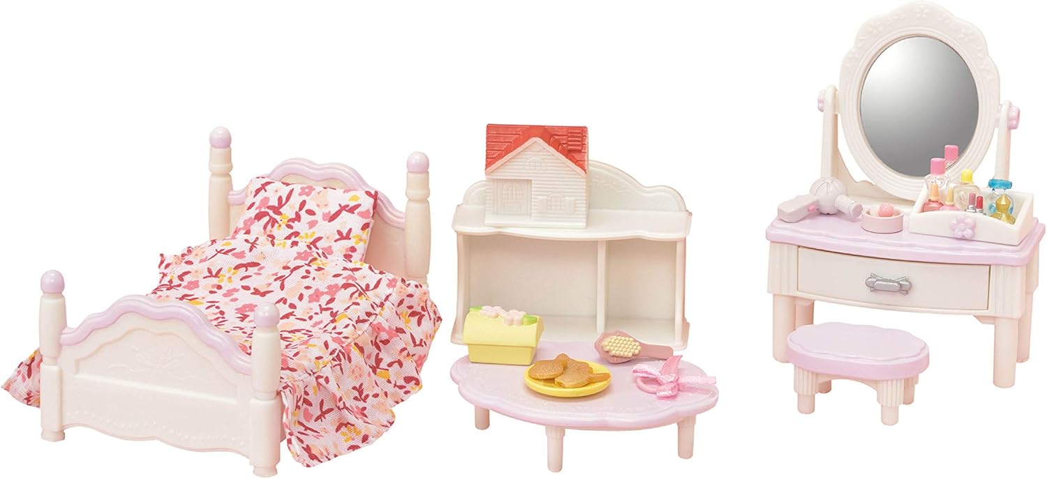 Amazon Com Calico Critters Bedroom Vanity Set Toys Games