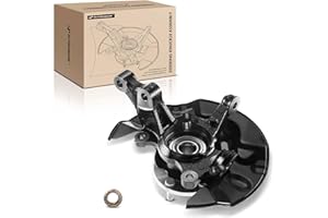 A-Premium Front Right Steering Knuckle & Wheel Bearing Hub Assembly Compatible with Toyota Corolla 2003-2008, 1.8L, FWD, Passenger Side