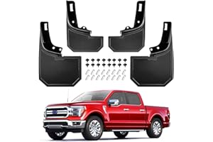XWQZ Mud Flaps Fit for 2021 2022 2023 2024 2025 Ford F150 Accessories,Upgrade 4PCS Guard Mud Guards Splash All Weather Trucks