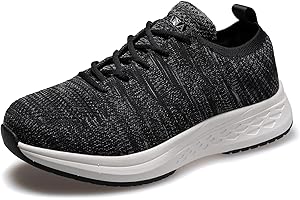 Vogana Diabetic Sneakers for Women Walking Shoes Arch Support Orthotic for Swollen Feet | Foot Pain Relief