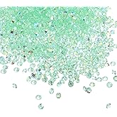 PATIKIL 14000Pcs Wedding Table Scatter Confetti Crystals 3mm Acrylic Diamonds Vase Fillers Gems for Table Centerpiece Decorations Bridal Shower Party, Lake Blue AB