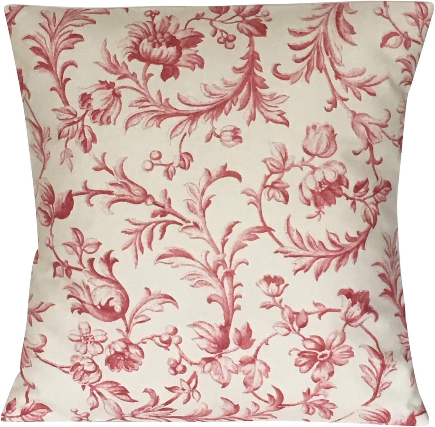 CUSHIONS2U 1 x 16 Handmade Laura Ashley Ironwork Scroll Cranberry Pink