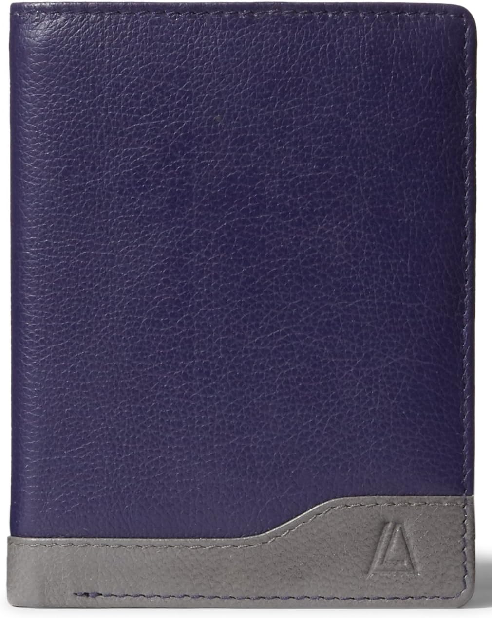 Men's 100% Leather RFID Blocking Bifold Wallet with Fixed ID