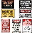 Amazon.com : Man Cave Decor Funny Garage Signs For Men Vintage Metal ...