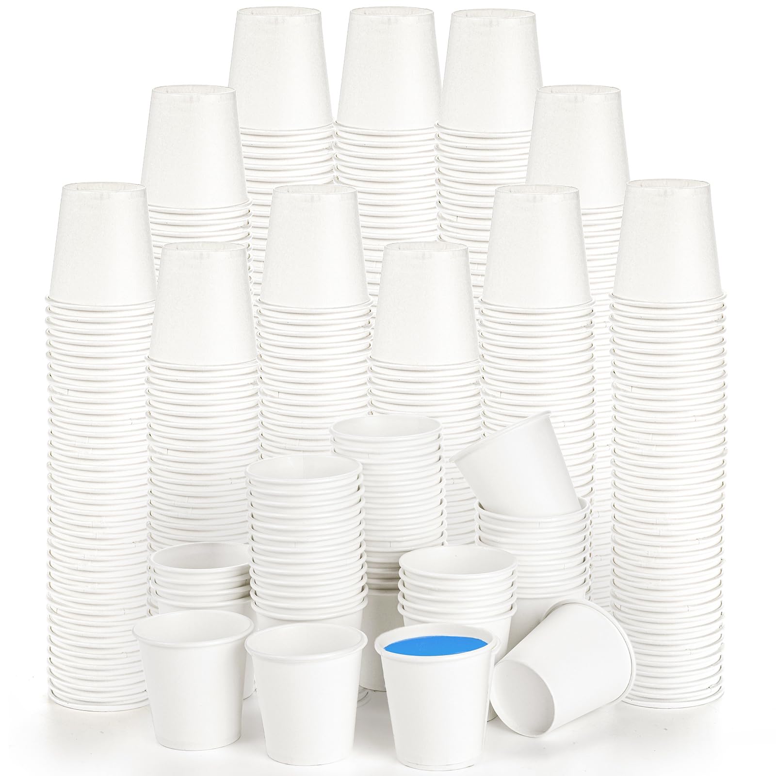 Photo 1 of Nicunom 1000 Pack 2 oz Paper Cups, Mouthwash Cups Bathroom Cups Mini Paper Cups Small Disposable Cups for Party, Picnic, Travel, White