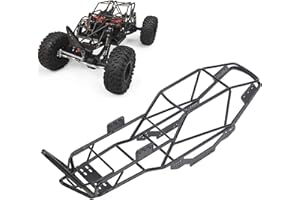 Tomotato RC Roll Cage, Metal Full Tube Frame Body Chassis for Axial SCX10 1/10 RC Crawler Truck, Sturdy Roll Cage to Improve Car Performance with Enhanced Traction