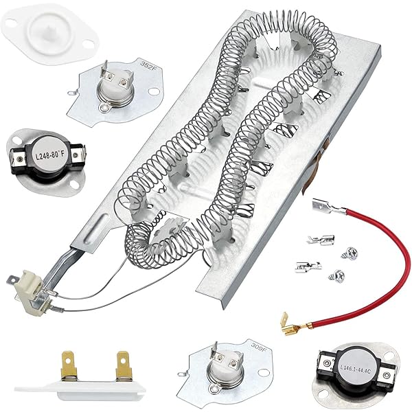 Amazon.com: 3387747 Dryer Heating Element & 279816 Thermostat Kit 