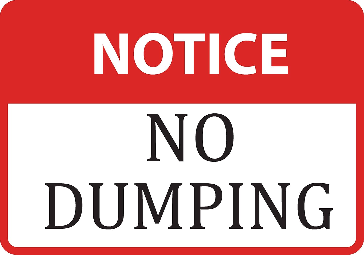 Notice de. No dumping. Notice. Dumping Fine. Dumping meaning.